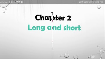 Long and short cbse class4