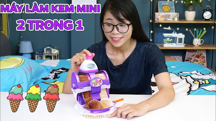 ĐỒ CHƠI MÁY LÀM KEM MINI 2 TRONG 1