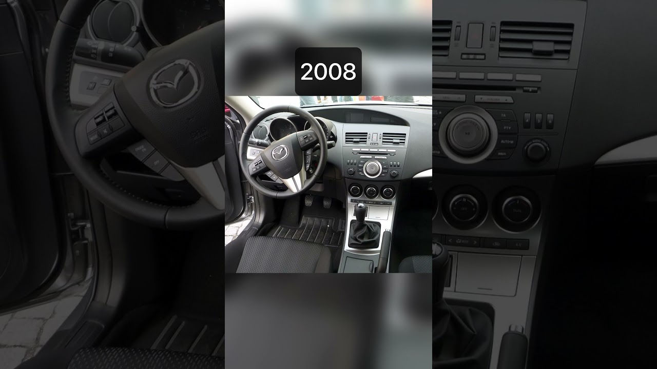 MAZDA 3 INTERIOR EVOLUTION 