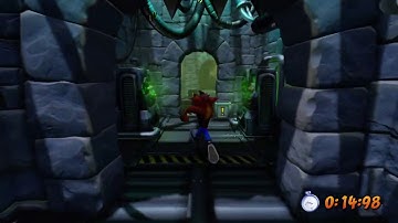 Crash Bandicoot - Level 26 - The Lab - Developer Time Trial