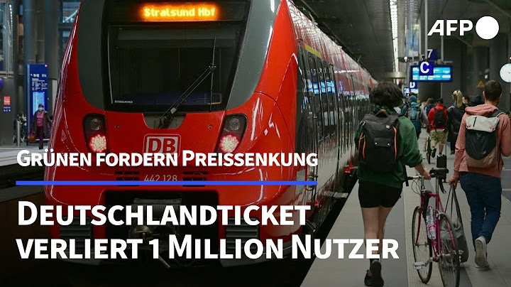 Deutschlandticket verliert eine Million Nutzer - Grüne fordern Preissenkung | AFP