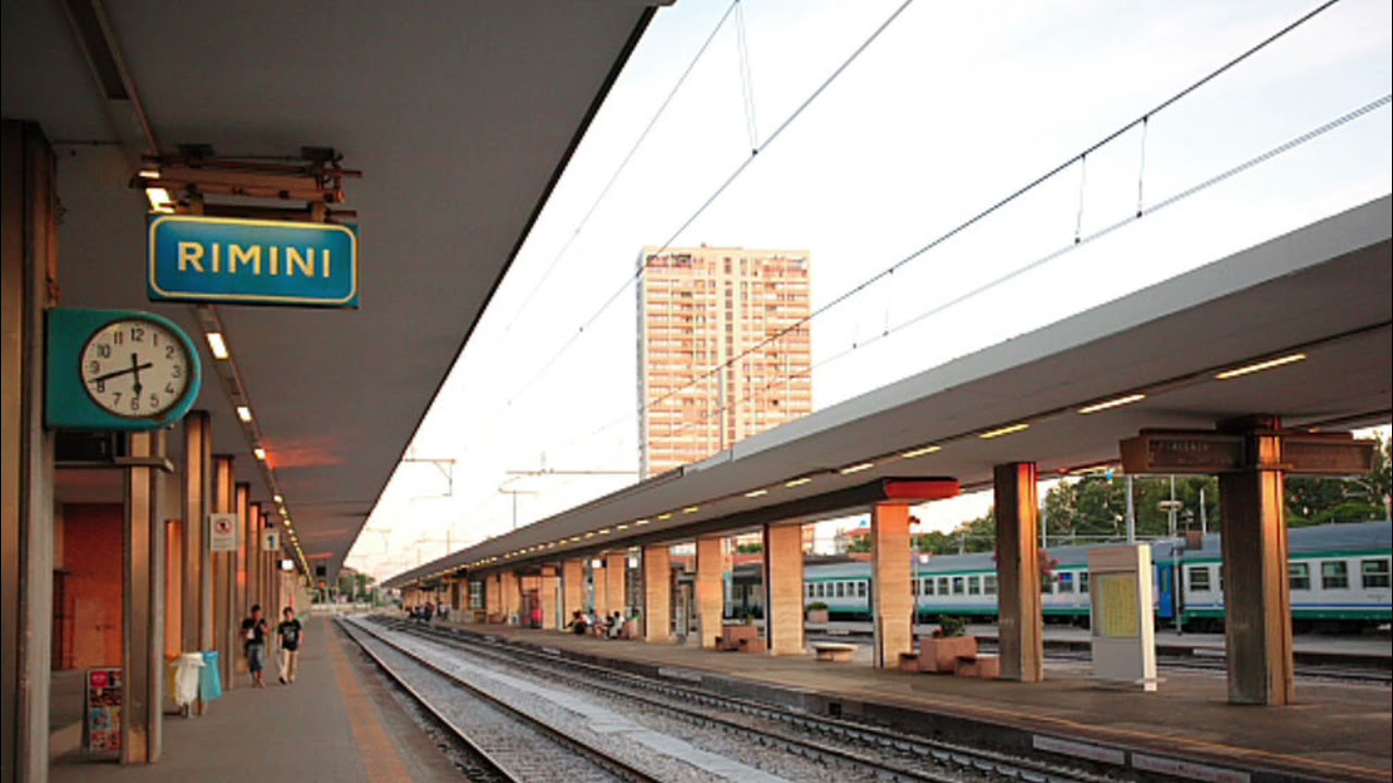 ANNUNCI TRENI E TPER DALLA STAZIONE DI RIMINI