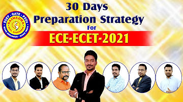 ECE ECET-2021 || 30 Days Preparation Strategy II Weightage Analysis By SAIMEDHA KOTI Subject Experts