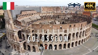 The COLOSSEUM in Rome, Italy 🇮🇹🏟 | Drone Flight [4K]