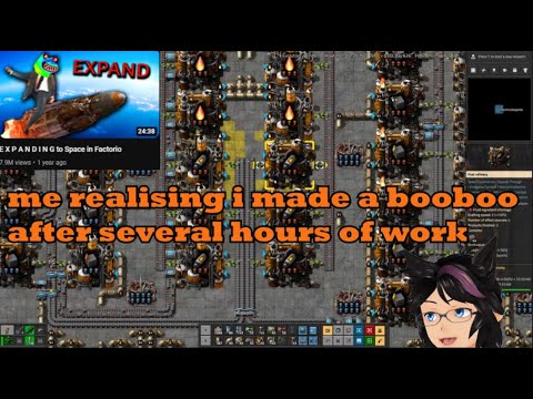 "E X P A N D I N G to Space in Factorio" | Kip Reacts to martincitopants