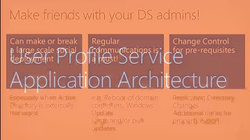 SharePoint Conference 2012 User Profile Synchronization Best Practices in SharePoint Server 2013