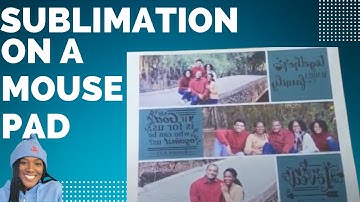 ⭐SUBLIMATION FOR BEGINNERS: HOW TO SUBLIMATE A MOUSE PAD⭐