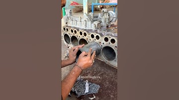 Dry sleeve installation skills ##mechanic #tricks #shortvideo #trending