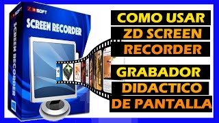 COMO usar el grabador de pantalla ZD SCREEN  RECORDER 2020 screenshot 2