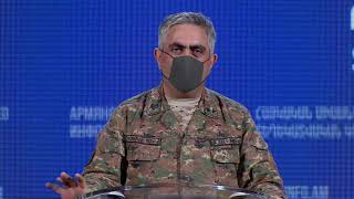 The briefing of Armenian Defense Ministry Representative Artsrun Hovhannisyan