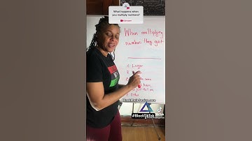 What happens when you #multiply numbers? #Math #BlackMathGenius #learnmath #MathFun