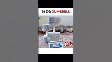 How to make dumbbells at home #Homemade dumbbells, #homemade weights, #cheap dumbbells