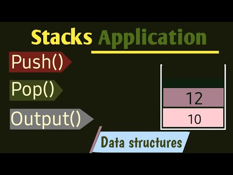 Stack data structure | stack program, implementation | Push operations ...