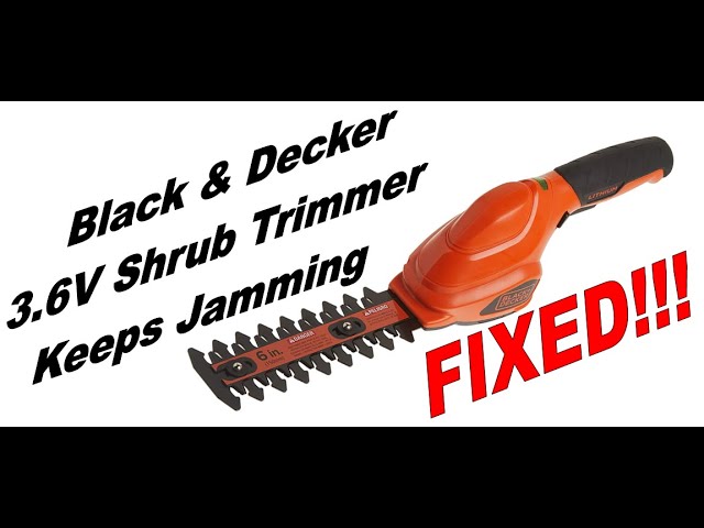 Shrub Trimmer/Grass Shear Combo, Cordless, 3.6V