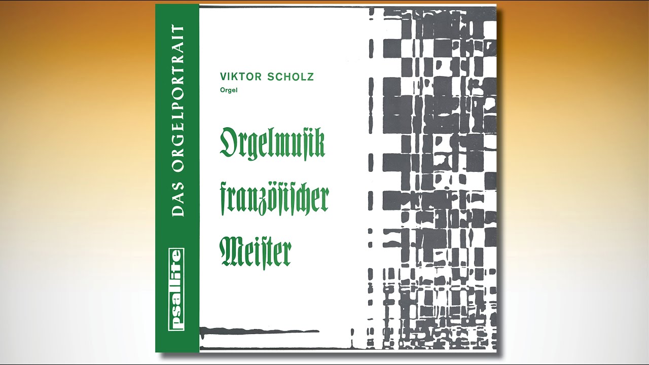 Viktor SCHOLZ – Die Rieger-Orgel des Münsters zu Mönchengladbach – PSAL 044