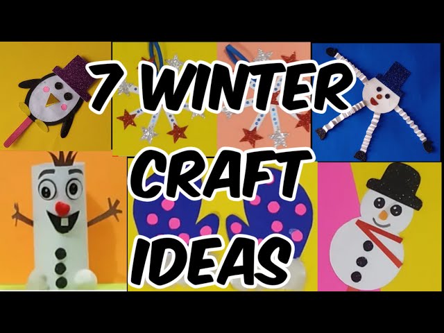 7 Winter Craft Ideas, Winter Paper Craft