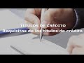 Requisitos de los Títulos de Crédito 😱 |Títulos de Crédito Derecho Mercantil Guatemalteco #002