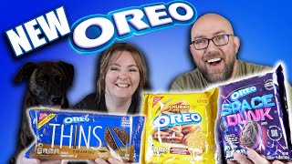 New Oreos! Churros,  Tiramisu,  Space Dunk,  and Dirt Cake!