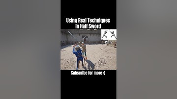 Using Real Sword Techniques: One Strike Is All It Takes | Half Sword Playtest