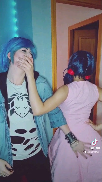 More Lukanette 😈 #cosplay #miraculous #miraculousladybug #lukacouffaine #marinette #Lukanette #hide