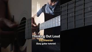 Thinking Out Loud | Ed Sheeran | Easy Guitar Tutorial #shorts #guitar #guitarlesson #tutorial