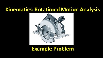 Rotational Analysis 7: Gear Reduction of a Circular Saw