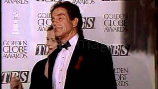 Bening and Beatty 1992 Golden Globes