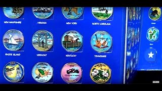 Colorized Statehood quarters