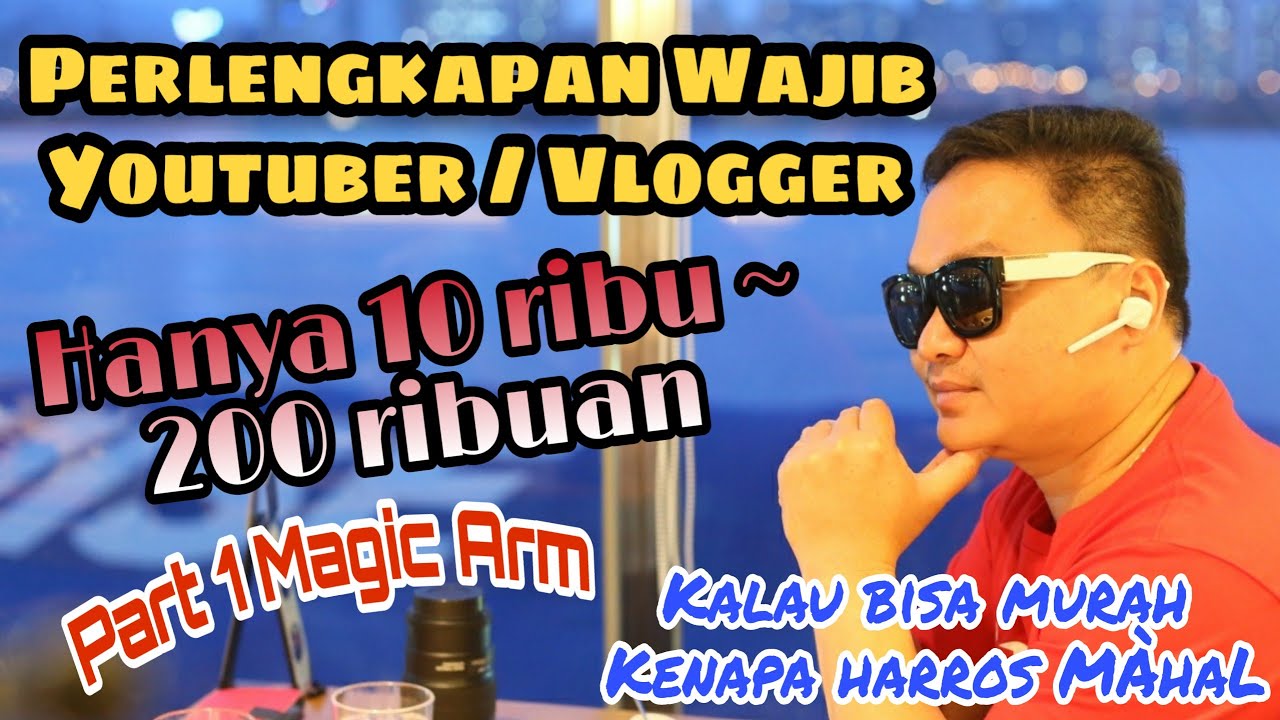 PERLENGKAPAN YOUTUBER MURAH | PERALATAN WAJIB VLOGGER | VLOGGER PEMULA | YOUTUBER HARUS PUNYA