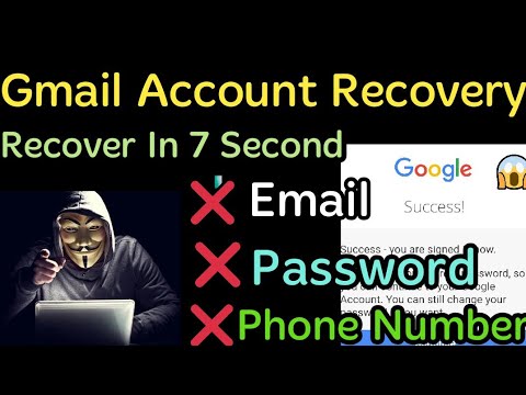 How to Recover GMAIL ACCOUNT without email password or without any verification 2022