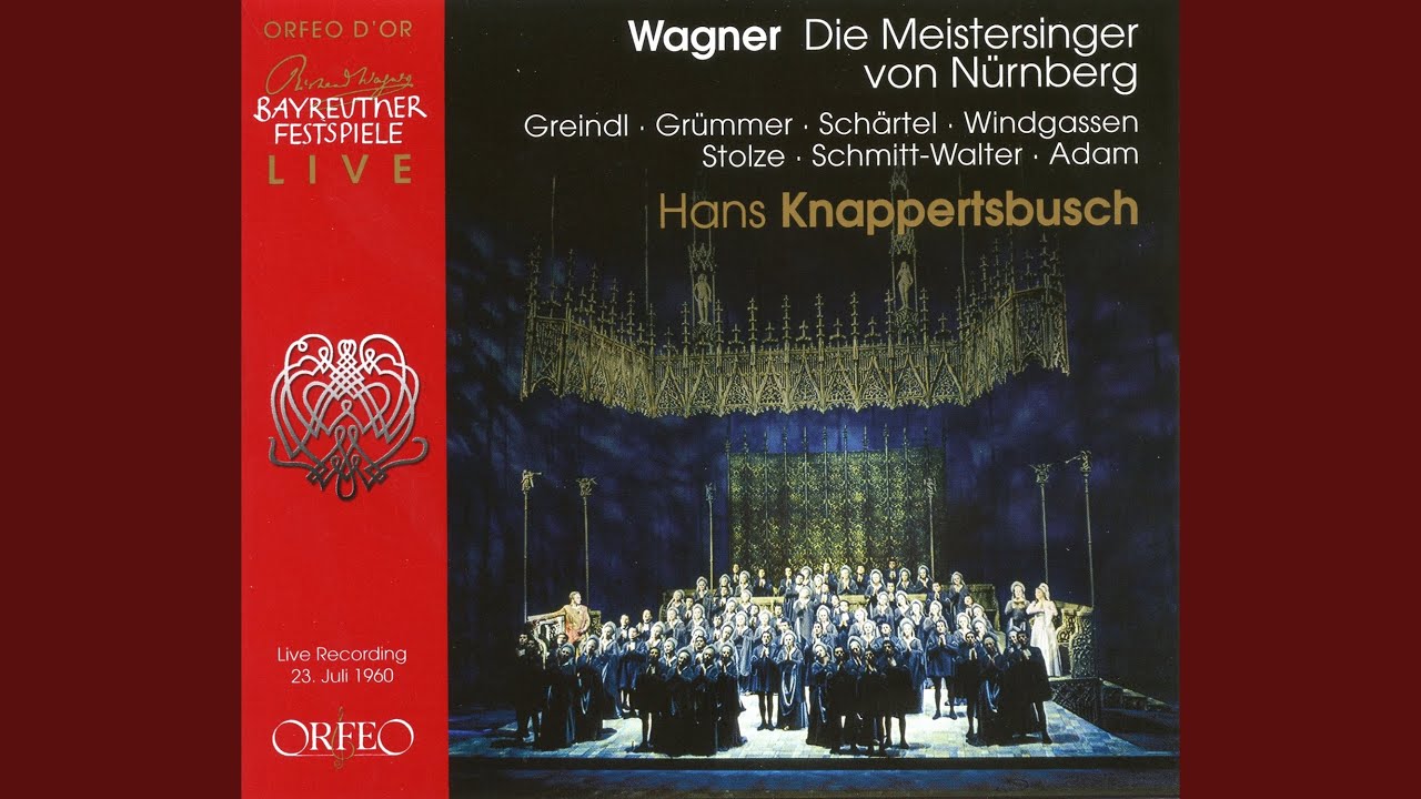 Παρακολούθηση Die Meistersinger von Nürnberg (The Mastersingers of Nuremberg) , WWV 96, Act I: Act I Scene 3:... στο YouTube Παρακολούθηση Die Meistersinger von Nürnberg (The Mastersingers of Nuremberg) , WWV 96, Act I: Act I Scene 3:... στο YouTube