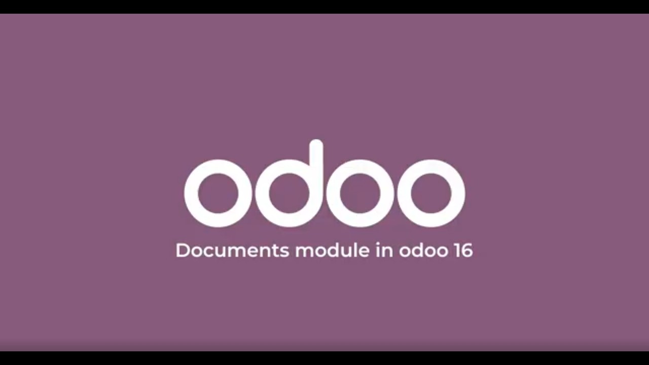 Documents Module in Odoo16 | Odoo Tutorials - YouTube