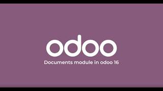 Documents Module in Odoo16  | Odoo Tutorials