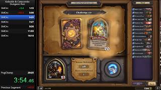 Hearthstone: Kobolds Dungeon Run Speedrun (Hunter) in 19:59