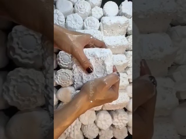 Dusty Mini & Pasted Blocks Mouth Watering Crush🤤#satisfying#viral#asmr#dusty@ASMRgymchalkIndonesia