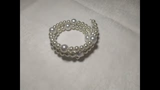 How to make a pearl bracelet. Как сделать браслет из жемчуга своими руками