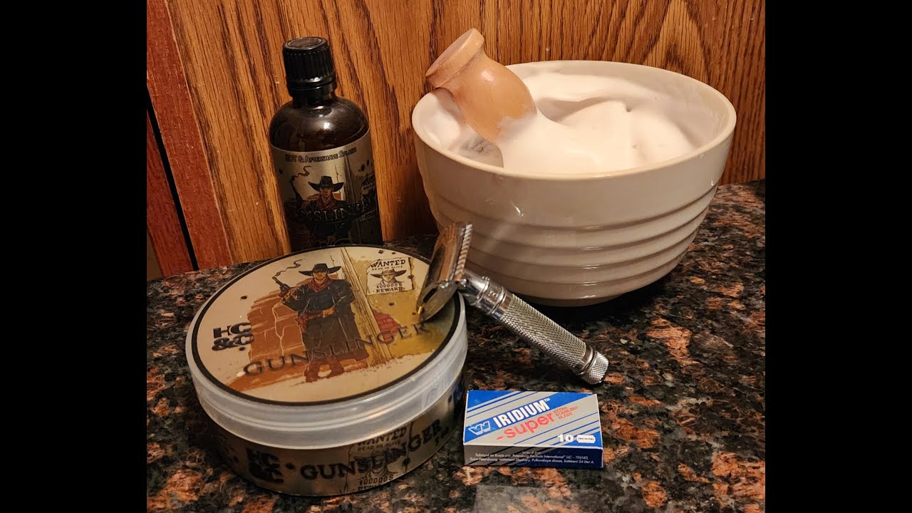 SOTD: Hendrix Gunslinger / Edwin Jagger DE89 Razor / Wizamet Blades / Gunslinger Splash