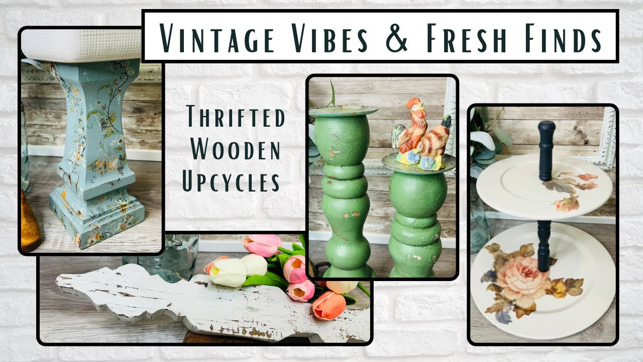 Upcycling Thrifted Finds with Patina Charm & Floral Flair