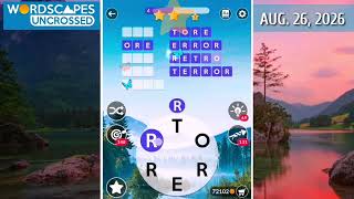 Information Wordscapes Uncrossed Daily Puzzle August 26, 2026 gameplay | Answers | Solutions Guide
