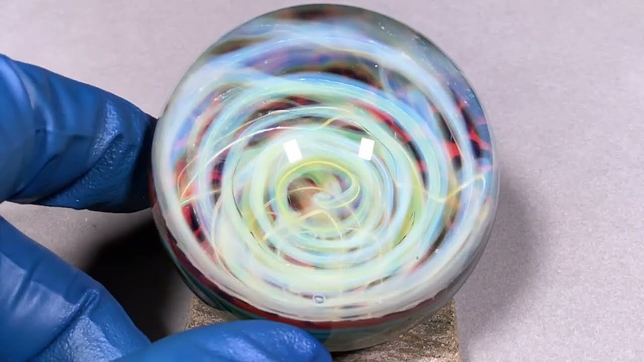 Vortex Marble Handmade by Bill Grout 2.20