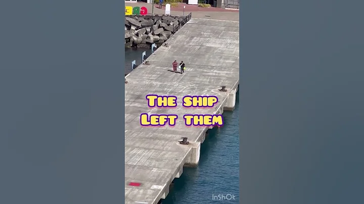 The Cruise Ship Left Them! 😬  Pier Runners Are Too Late #shorts #cruise #cruiseship #funny #titanic