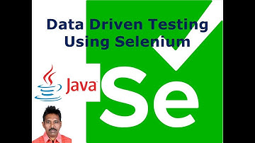 Data Driven Testing Using Selenium | G C Reddy |