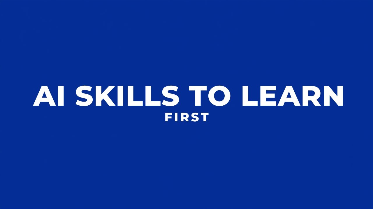 AI Skills Beginners Should Learn First (Simple Guide)