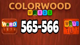 COLORWOOD Words Cryptogram level 565 566