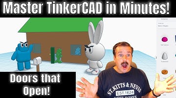 Create Doors that Open in Tinkercad | Master Tinkercad in Minutes