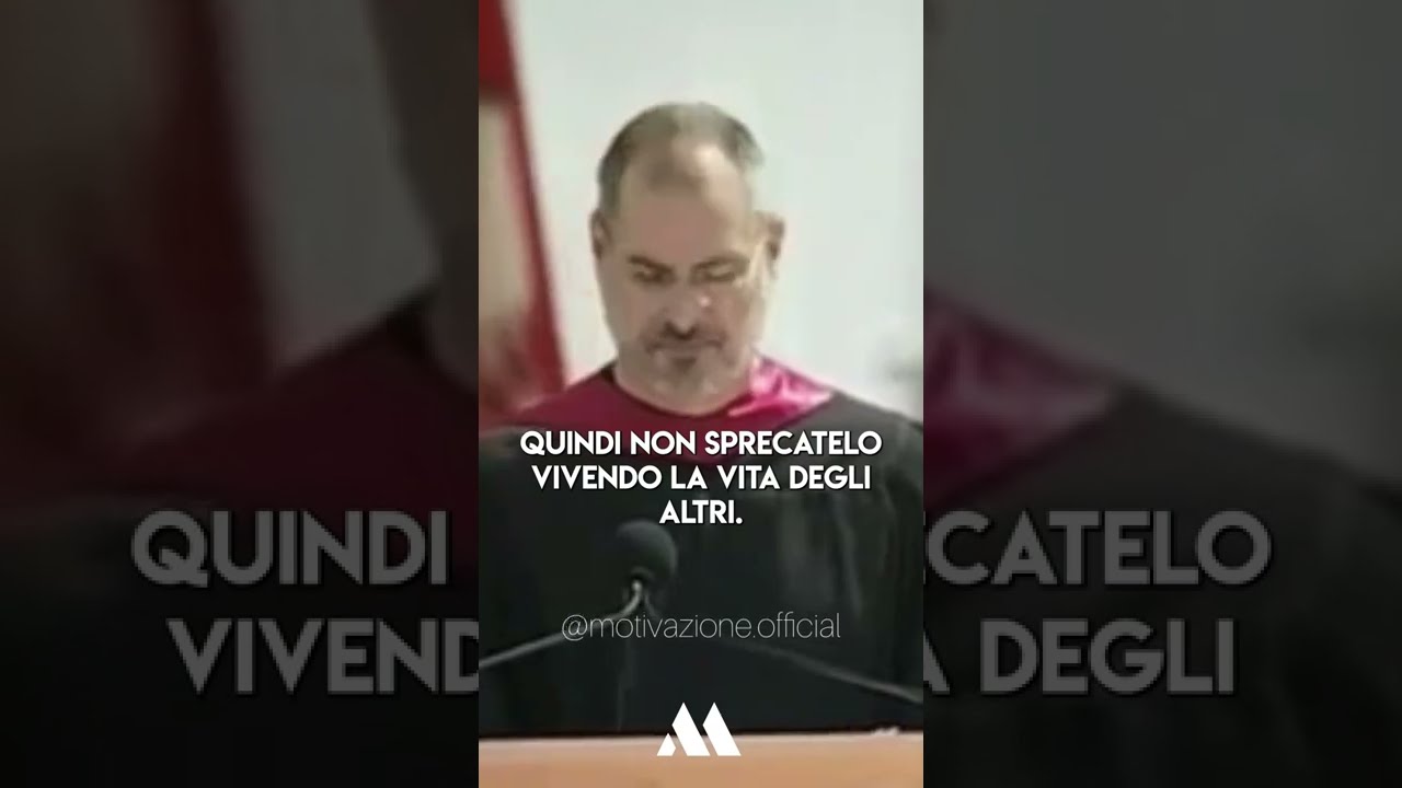 IL VOSTRO TEMPO È LIMITATO - STEVE JOBS