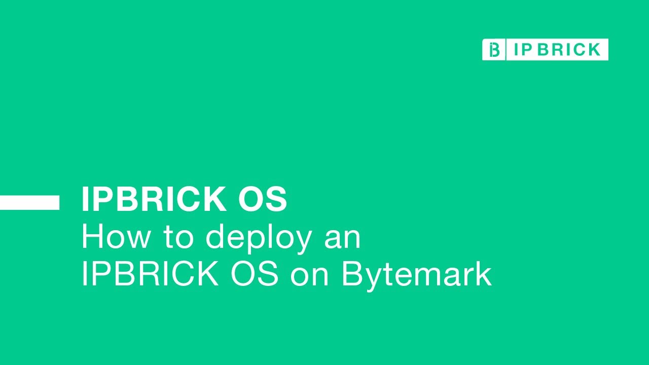 How to deploy an IPBRICK OS on Bytemark - YouTube