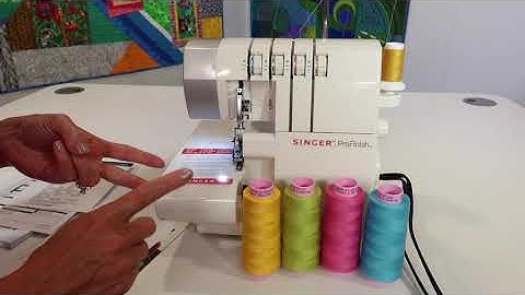 Singer 14CG754 ProFinish Serger Overlock 5 Warranty & Manual