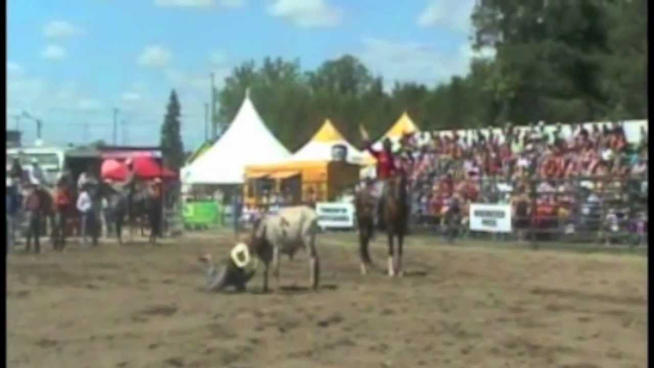 Steer Wrestling from Sunday at the 2011 Upper Canada Rodeo YouTube