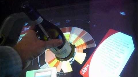 Interactive wine table